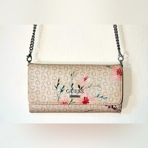 Guess Designer Floral Flower Bag Purse Handbag Shoulder Bag Crossbody Purse